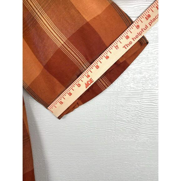 Geoffrey Beene Plaid Button Up Short Sleeve Casual Shirt Size XXL Read Notes - Picture 10 of 16